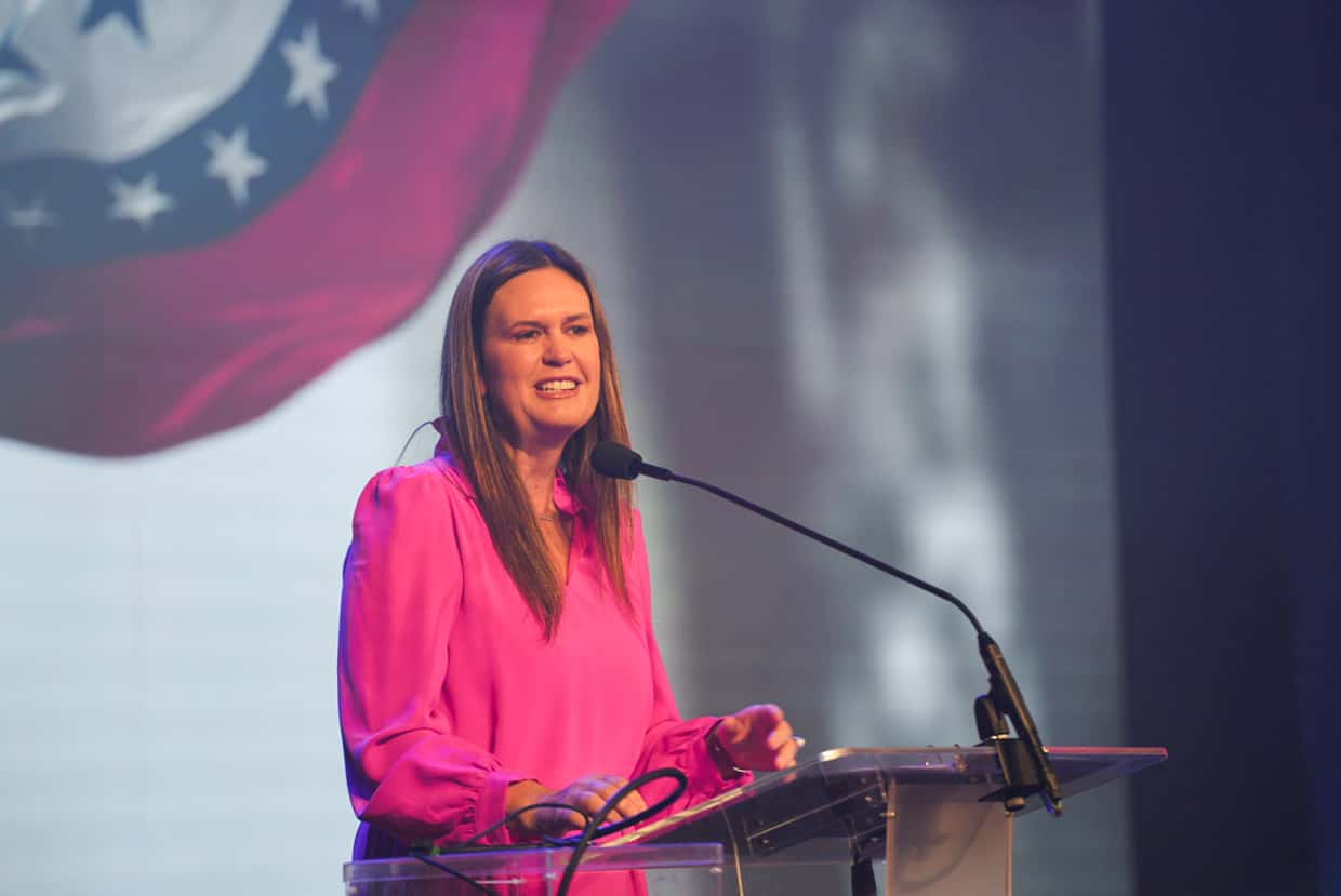 Arkansas Governor Sarah Huckabee Sanders